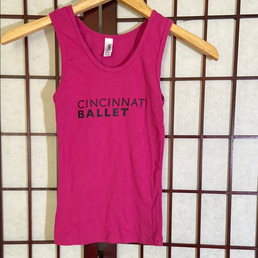 Pink Tank Top for girls who love ballet